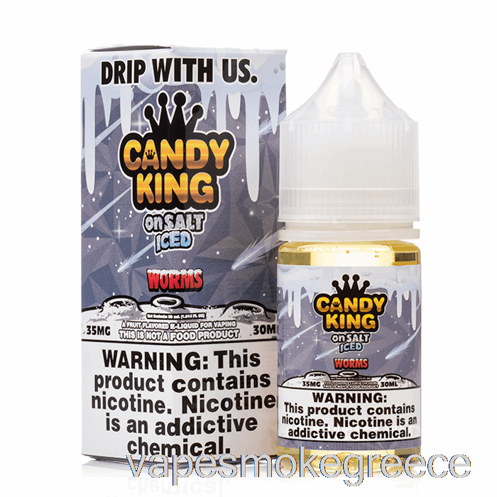 Vape Greece Ice Worms - Candy King On Salt - 30ml 50mg